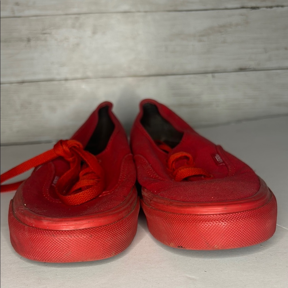 Red Canvas Sneakers